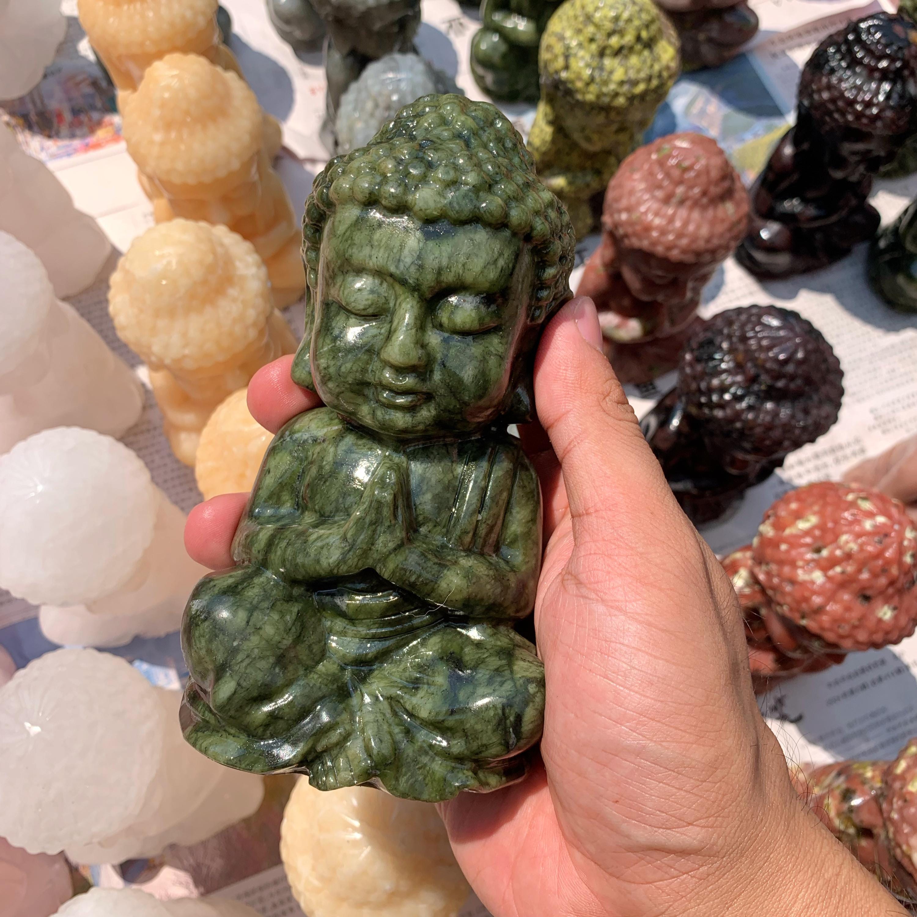 Jade buddha statue - Etsy 日本
