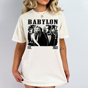 Camiseta Vintage Babylon, Camisa Babylon, Camisetas Babylon, Babylon Unisex, Nueva camiseta de película, Camiseta vintage, Camiseta retro, Sudadera espeluznante imagen 4