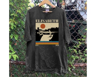Elisabeth Shirt, Elisabeth T Shirt, Elisabeth Tee, Vintage Shirt, Midcentury Shirt, Retro Shirt, Minimalist Shirt, Gift For Men