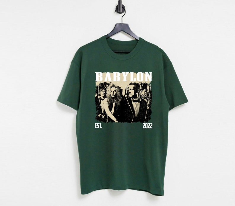 Camiseta Vintage Babylon, Camisa Babylon, Camisetas Babylon, Babylon Unisex, Nueva camiseta de película, Camiseta vintage, Camiseta retro, Sudadera espeluznante imagen 3