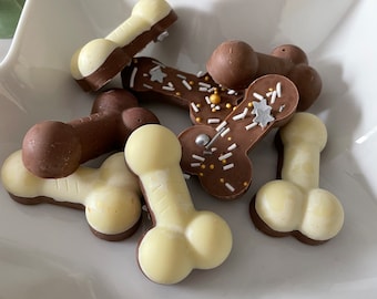 Chocolate willy favours