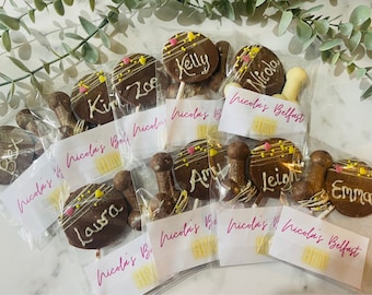 Chocolate willy favours