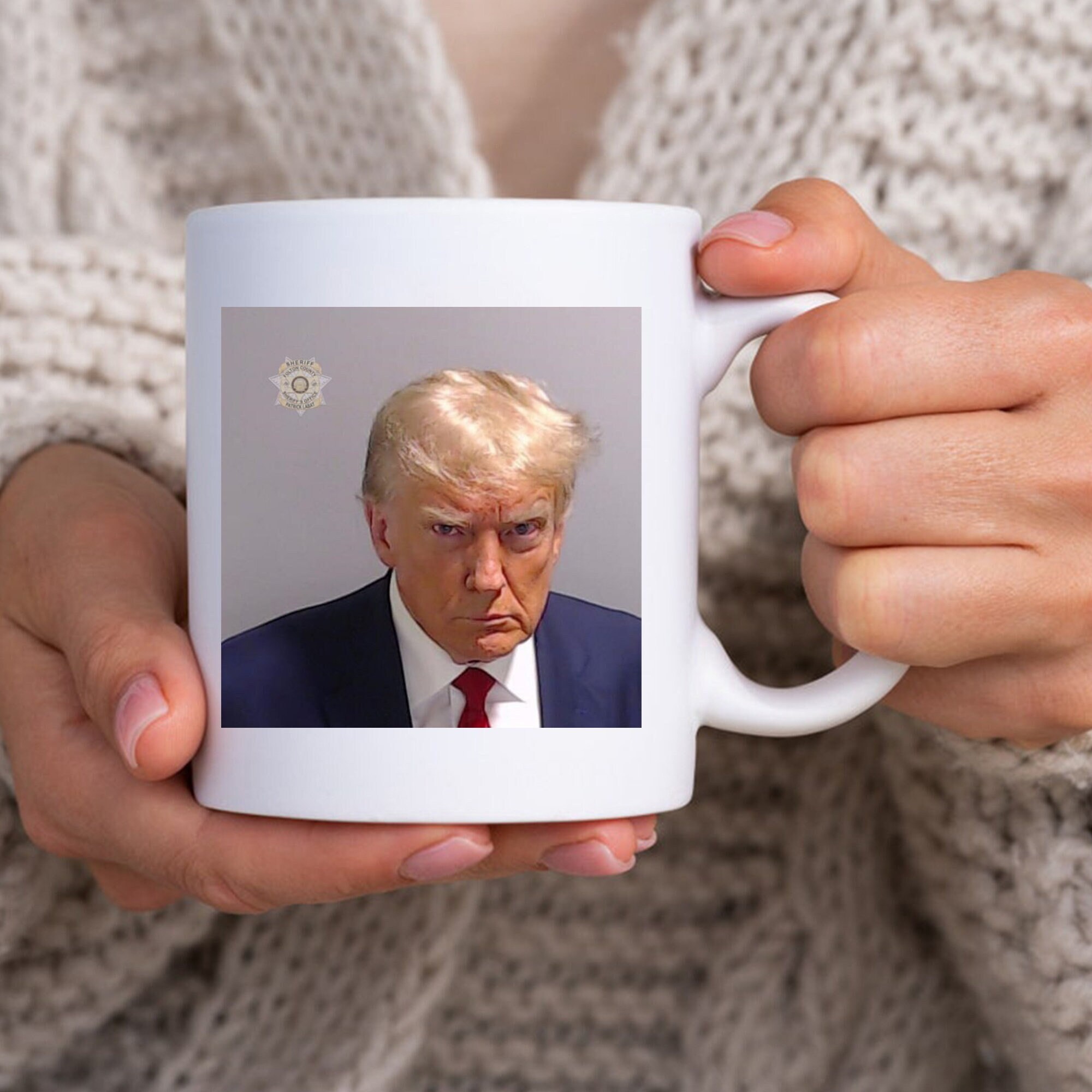 Donald Trump Mugshot Coffee Mug Trump Mugshot Ceramic Coffee - Etsy