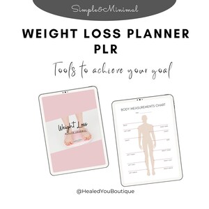 Your Ultimate Weight Loss Planner: Achieve Your Ideal Body (PDF+CANVA LINK)
