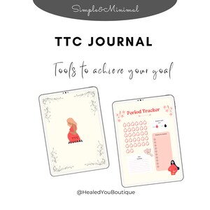 BabySteps: A Digital Planner for TTC People - Trying to conceive journal PDF+ Canva Template