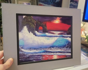 Fine Art Print Dragon's Blood door Issac Dansereau 8 x 10 op ultrapremium hoogglans papier