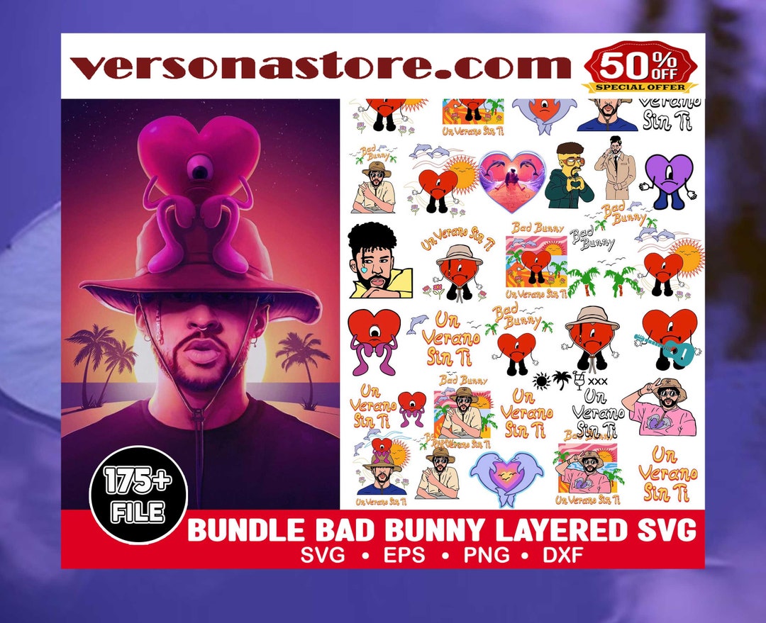 Sale Bad Bunny SVG Bad Bunny Logo Svg Bad Bunny Bundle Svg Etsy UK