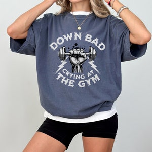 Down Bad Lyrics | TTPD Era | Now I&#39;m Down Bad Crying At The Gym Shirt