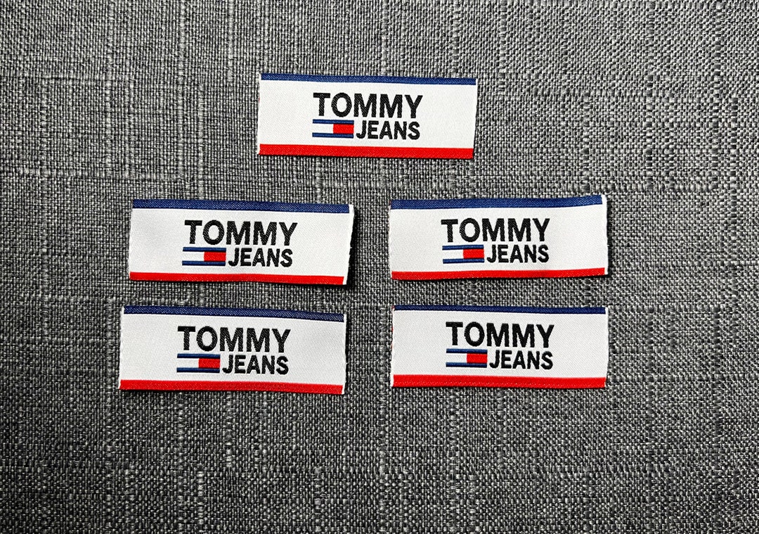 Sewing Hilfiger Tommy Labels Jeans Brand Etsy -