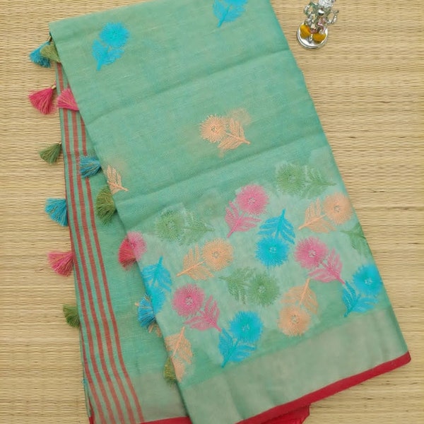 Cotton Saree Etsy