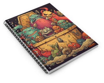 Adorable Monsters Spiral Notebook: Unleash Your Inner Dungeon Crawler!