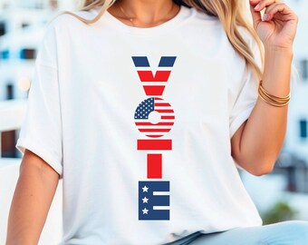 Maglietta "Vota le elezioni del 2024", maglietta patriottica USA