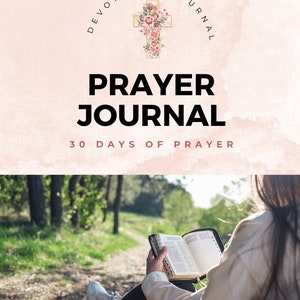 Digital Prayer Journal | 30 Days of Prayer Journal | Devotional Journal