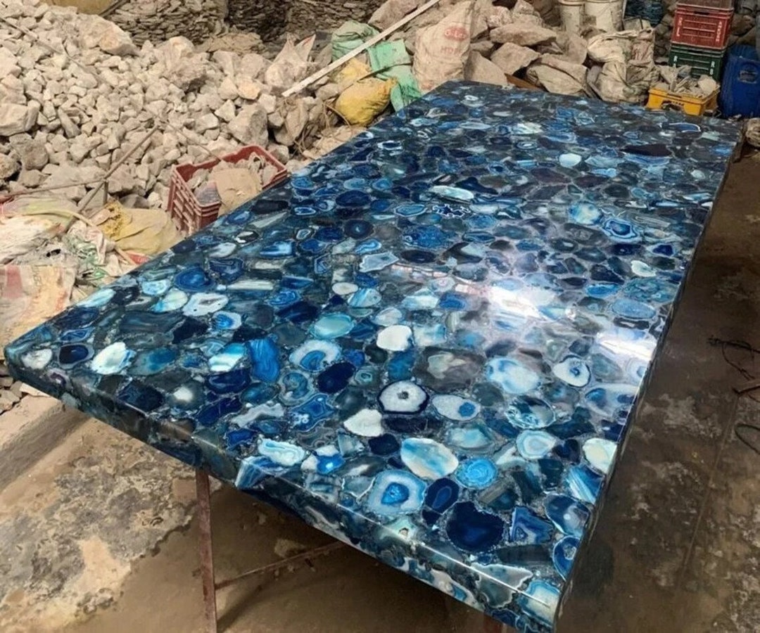 Agate Dining Table, Agate Backsplash, Agate Coffee Table Top, Long Size ...