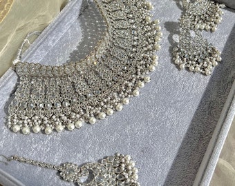 Fayha Bridal Set - Silver
