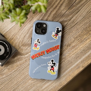 Funda resistente de Mickey Mouse para teléfono / Funda duradera de Disney, regalo para niños, protector único para Halloween, cumpleaños, diseños divertidos