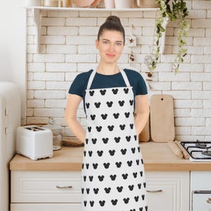 Mickey Mouse Adult Apron - Fun Cooking Gift, Kitchen Essential, Chef Clothing, Disney Lover Apron, Holiday Gift Idea