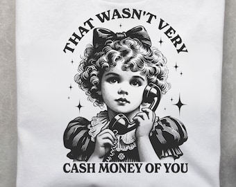 Vintage Funny Quote PNG, Retro Girl Phone Graphic, Sarcastic Humor (Digital Download)