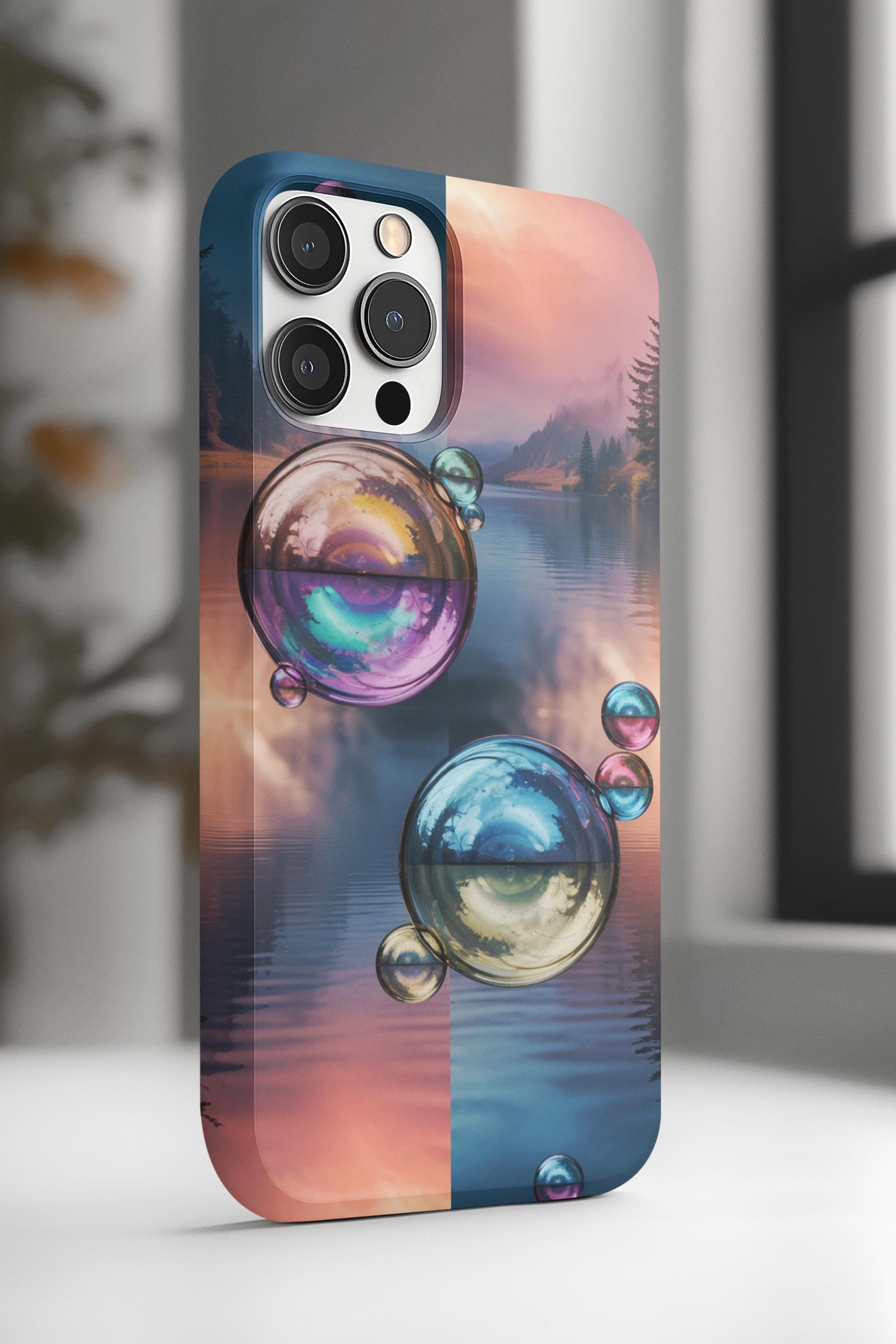 Whimsical Bubble Magnetic Tough Cases, Colorful Phone Protection, Unique Gift, Trendy Tech Accessory, Stylish Phone Cover, Outdoor Adventure