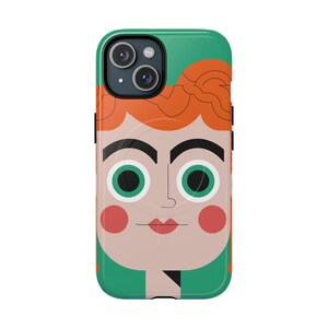 鮮やかなマグネット式 iPhone ケース: 子供とティーン向けの丈夫な漫画デザイン - カラフルな携帯電話アクセサリー