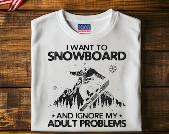 Funny Snowboard Quote PNG: Winter Sports Design (Digital Download)