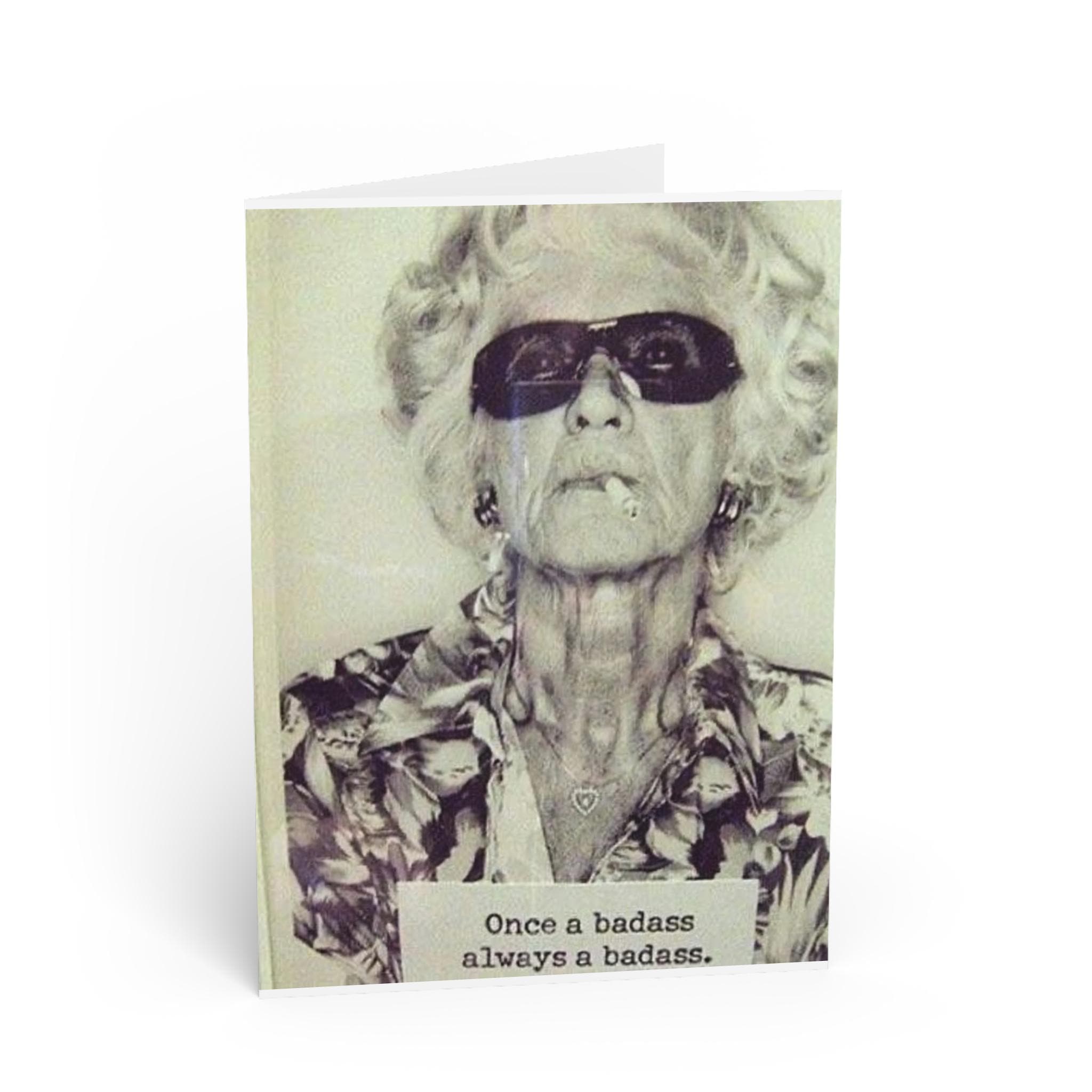 Funny Birthdays Cards for Adults – Bold Humorous Greeting Cards with Badass Wishes for Men & Women, Unique Funny Birthday Greetings