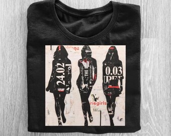 Urban Fashion PNG, Modern Feminine Silhouette, Black White Red Fashion Collage, Contemporary Decor