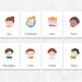 16 Body Parts Flashcards for Kids | Learning Body Parts 3 Part ...