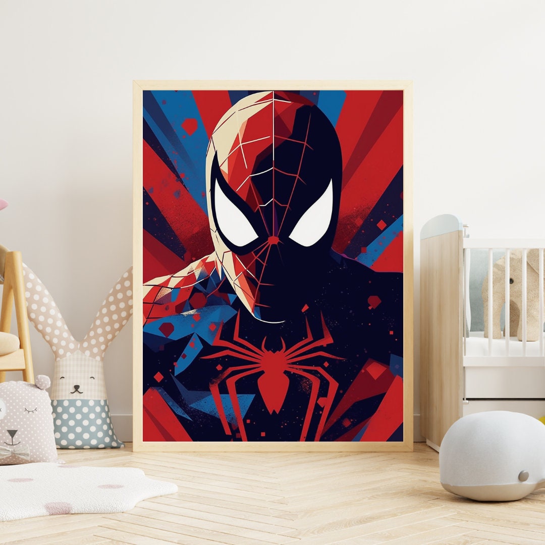Spiderman Printable Wall Art Poster Spider-man Spider Wall Art Spider ...