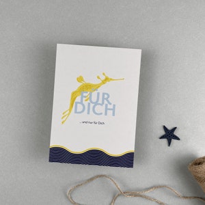 Postkarte mit oder ohne Umschlag | Für Dich | DIN A6 | Karte zum Geschenk | Recyclingpapier, umweltfreundlich gedruckt