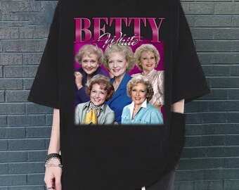 Betty White T-Shirt, Betty White Sweatshirt, Betty White Shirt, Hip hop Graphic, Unisex Shirt, Bootleg Retro 90's Fans Gift, Trendy Shirt