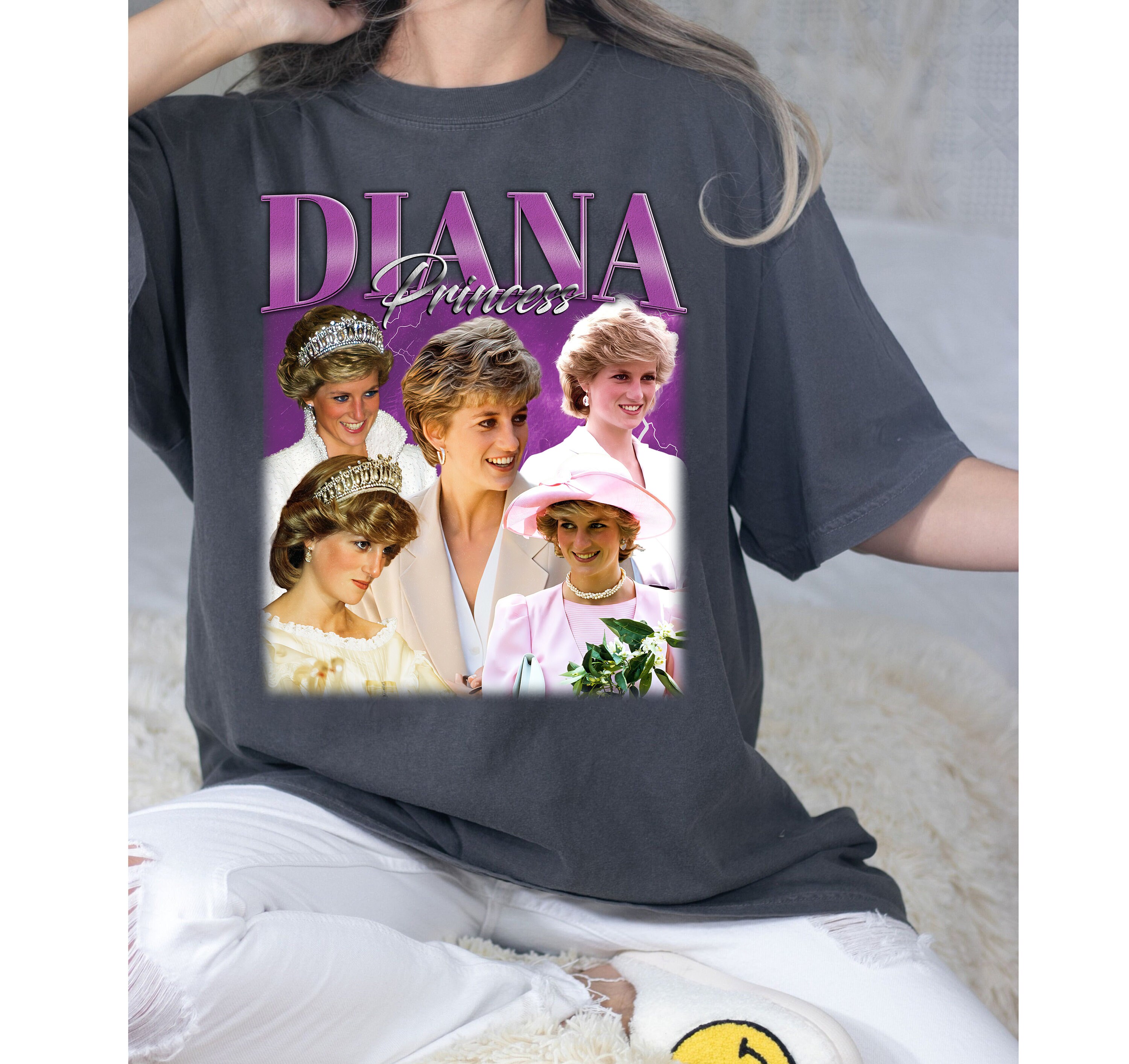 T-shirt Princesse Diana (style Drake) – Blanc – Taille M – Neuf Sans étiquettes