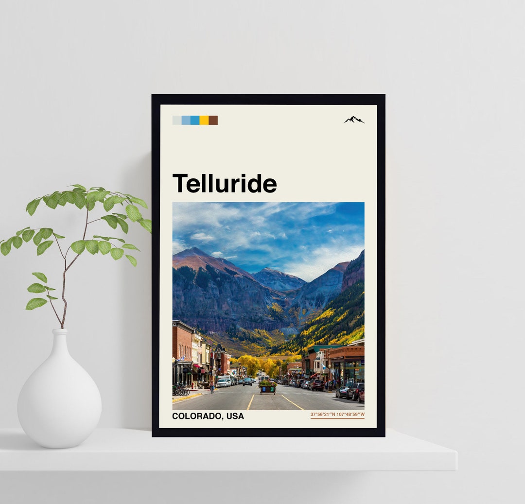 Telluride Poster Telluride Travel Telluride Travel Poster - Etsy