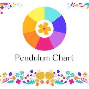 Pendulum Chart - Bright Flowers