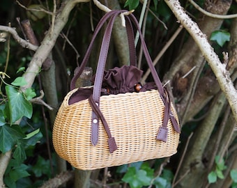 Sac en rotin qualité supérieure *Mentari*