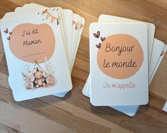 Teddy Bear Milestone Card Pack