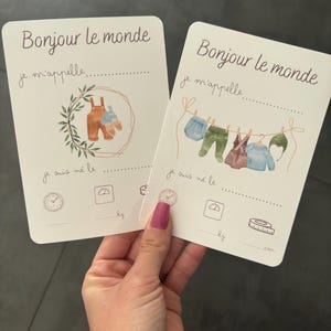 Cartes bonjour le monde