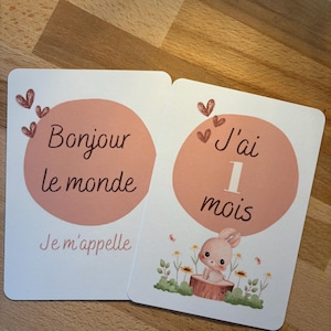 Cartes étapes animaux de la forêt