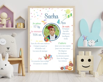 Candy Birthday Poster