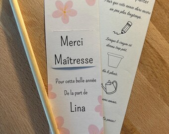 Crayon à planter « Merci maîtresse « 