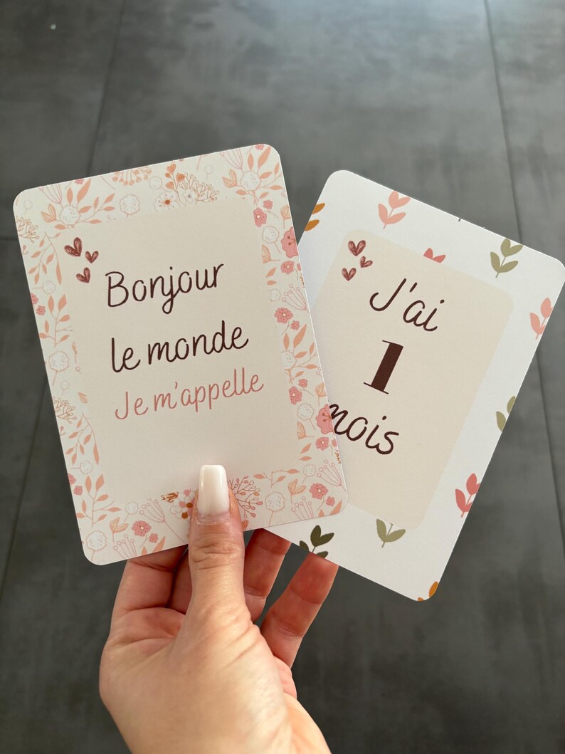 Cartes étapes fleuries afbeelding 2
