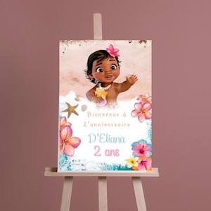 affiche bienvenue Vaiana