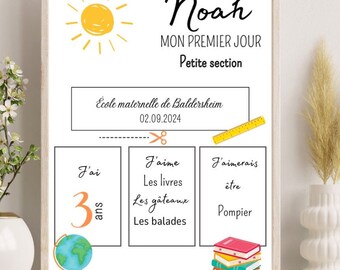 affiche rentrée scolaire