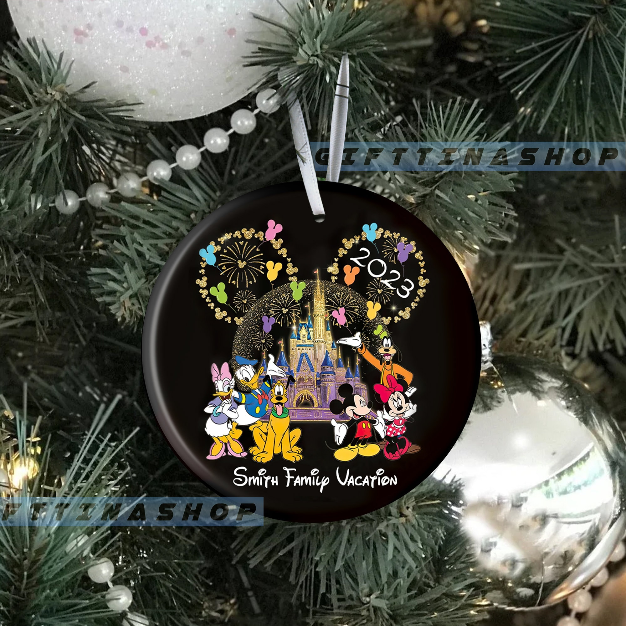 Discover Disney Trip Ornament, Disney Christmas 2023 Ornament