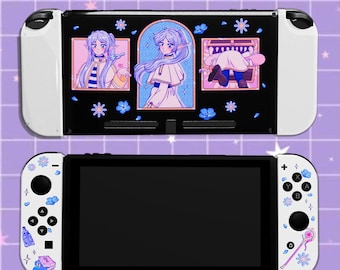 KOWA X VANE ILLUST Switch 2, Switch Oled cover, Steam Deck Cover Transparent Case Anime Gift Set