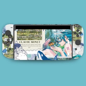 COONCOON Ocean Illustrate Anime Switch Skin OLED, Regular, Lite-set