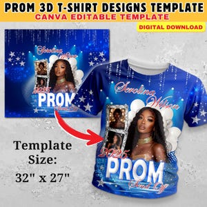 6x Viral Prom 3D Shirt Design Bundle, Prom T-shirt Design Canva ...