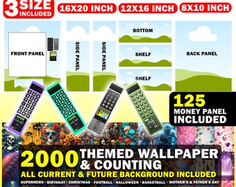 Canva Vending Machine Template | 8X10, 12x16 & 16x20 | Blank Template | 125 Payment Panel PNG | Birthday Gift | 1000+ FREE Wallpapers