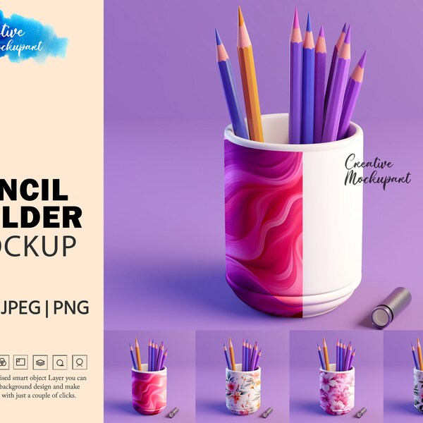 Ceramic Pen Holder Etsy