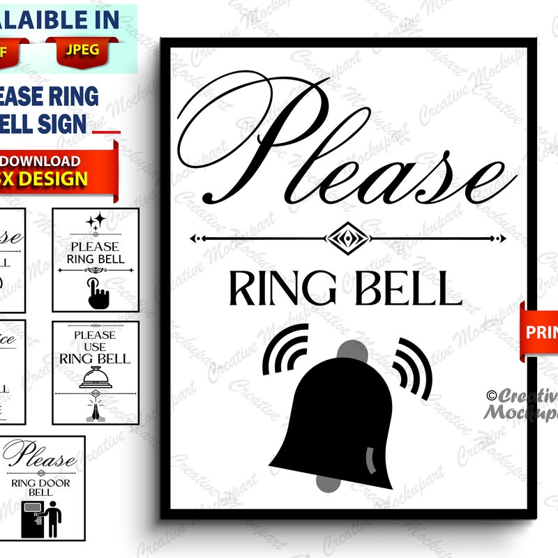 Please Ring Bell Sign - Etsy